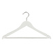 Kledinghanger - Volwassenen - 7131BA - 50 Stuks - Blousehanger - Shirthanger - Lotushout - Wit Gelakt - Geknikt Model - Rokinkepingen en Anti-slip Broeklat - 44 cm - Kleerhanger Kledinghanger - Volwassenen - 7131BA - 50 Stuks - Blousehanger - Shirthanger - Lotushout - Wit Gelakt - Geknikt Model - Rokinkepingen en Anti-slip Broeklat - 44 cm - Kleerhanger