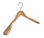 Mantelhanger - Kostuumhanger - Jassenhanger - Volwassenen - 7246BA - 12 Stuks - Lotushout - Naturel Gelakt - Schouderverbreding 6 cm - 44 cm - Kledinghanger - Kleerhanger
