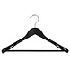 Mantelhanger - Kostuumhanger - Jassenhanger - Volwassenen - 7255BA - 6 Stuks - Lotushout - Zwart Gelakt - Schouderverbreding 4,5 cm - Anti-slip Broeklat - 44 cm - Kledinghanger - Kleerhanger Mantelhanger - Kostuumhanger - Jassenhanger - Volwassenen - 7255BA - 6 Stuks - Lotushout - Zwart Gelakt - Schouderverbreding 4,5 cm - Anti-slip Broeklat - 44 cm - Kledinghanger - Kleerhanger