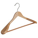 Mantelhanger - Kostuumhanger - Jassenhanger - Volwassenen - 7256BA - 10 Stuks - Lotushout - Naturel Gelakt - Schouderverbreding 6 cm - Anti-slip Broeklat - 44 cm - Kledinghanger - Kleerhanger Mantelhanger - Kostuumhanger - Jassenhanger - Volwassenen - 7256BA - 10 Stuks - Lotushout - Naturel Gelakt - Schouderverbreding 6 cm - Anti-slip Broeklat - 44 cm - Kledinghanger - Kleerhanger