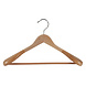 Mantelhanger - Kostuumhanger - Jassenhanger - Volwassenen - 7256BA - 10 Stuks - Lotushout - Naturel Gelakt - Schouderverbreding 6 cm - Anti-slip Broeklat - 44 cm - Kledinghanger - Kleerhanger Mantelhanger - Kostuumhanger - Jassenhanger - Volwassenen - 7256BA - 10 Stuks - Lotushout - Naturel Gelakt - Schouderverbreding 6 cm - Anti-slip Broeklat - 44 cm - Kledinghanger - Kleerhanger