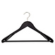 Mantelhanger - Kostuumhanger - Jassenhanger - Volwassenen - 7256BA - 10 Stuks - Lotushout - Zwart Gelakt - Schouderverbreding 6 cm - Anti-slip Broeklat - 44 cm - Kledinghanger - Kleerhanger Mantelhanger - Kostuumhanger - Jassenhanger - Volwassenen - 7256BA - 10 Stuks - Lotushout - Zwart Gelakt - Schouderverbreding 6 cm - Anti-slip Broeklat - 44 cm - Kledinghanger - Kleerhanger