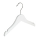 Kledinghanger - Baby - 7301BA - 20 Stuks - Blousehanger - Shirthanger - Lotushout - Wit Gelakt - Vlak Model - Rokinkepingen - 28 cm - Kleerhanger - Babybügel Kledinghanger - Baby - 7301BA - 20 Stuks - Blousehanger - Shirthanger - Lotushout - Wit Gelakt - Vlak Model - Rokinkepingen - 28 cm - Kleerhanger - Babybügel