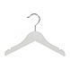 Kledinghanger - Baby - 7301BA - 30 Stuks - Blousehanger - Shirthanger - Lotushout - Wit Gelakt - Vlak Model - Rokinkepingen - 28 cm - Kleerhanger - Babybügel Kledinghanger - Baby - 7301BA - 30 Stuks - Blousehanger - Shirthanger - Lotushout - Wit Gelakt - Vlak Model - Rokinkepingen - 28 cm - Kleerhanger - Babybügel