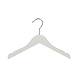 Kledinghanger - Kinderen - 7302BA - 10 Stuks - Blousehanger - Shirthanger - Lotushout - Wit Gelakt - Vlak Model - Rokinkepingen - 32 cm - Kleerhanger - Kinderhanger Kledinghanger - Kinderen - 7302BA - 10 Stuks - Blousehanger - Shirthanger - Lotushout - Wit Gelakt - Vlak Model - Rokinkepingen - 32 cm - Kleerhanger - Kinderhanger