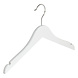 Kledinghanger - Kinderen - 7304BA - 10 Stuks - Blousehanger - Shirthanger - Lotushout - Wit Gelakt - Vlak Model - Rokinkepingen - 36 cm - Kleerhanger - Kinderhanger Kledinghanger - Kinderen - 7304BA - 10 Stuks - Blousehanger - Shirthanger - Lotushout - Wit Gelakt - Vlak Model - Rokinkepingen - 36 cm - Kleerhanger - Kinderhanger