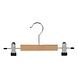 Knijperhanger - Baby - 7305BA - 10 Stuks - Lotushout - Naturel Gelakt - Verschuifbare Anti-slip knijpers - 25 cm - Rokhanger - Broekhanger - Pantalonhanger - Babybügel Knijperhanger - Baby - 7305BA - 10 Stuks - Lotushout - Naturel Gelakt - Verschuifbare Anti-slip knijpers - 25 cm - Rokhanger - Broekhanger - Pantalonhanger - Babybügel