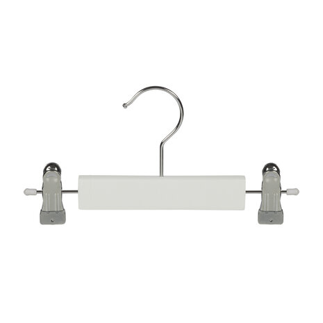 Knijperhanger - Baby - 7305BA - 40 Stuks - Lotushout - Wit Gelakt - Verschuifbare Anti-slip knijpers - 25 cm - Rokhanger - Broekhanger - Pantalonhanger - Babybügel Knijperhanger - Baby - 7305BA - 40 Stuks - Lotushout - Wit Gelakt - Verschuifbare Anti-slip knijpers - 25 cm - Rokhanger - Broekhanger - Pantalonhanger - Babybügel