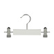 Knijperhanger - Baby - 7305BA - 50 Stuks - Lotushout - Wit Gelakt - Verschuifbare Anti-slip knijpers - 25 cm - Rokhanger - Broekhanger - Pantalonhanger - Babybügel Knijperhanger - Baby - 7305BA - 50 Stuks - Lotushout - Wit Gelakt - Verschuifbare Anti-slip knijpers - 25 cm - Rokhanger - Broekhanger - Pantalonhanger - Babybügel