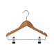 Knijperhanger - Kinderen - 7306BA - 50 Stuks - Lotushout - Naturel Gelakt - Verschuifbare Anti-slip knijpers - 34 cm - Rokhanger - Broekhanger - Pantalonhanger - Kinderhanger Knijperhanger - Kinderen - 7306BA - 50 Stuks - Lotushout - Naturel Gelakt - Verschuifbare Anti-slip knijpers - 34 cm - Rokhanger - Broekhanger - Pantalonhanger - Kinderhanger