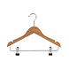 Knijperhanger - Kinderen - 7308BA - 30 Stuks - Lotushout - Naturel Gelakt - Verschuifbare Anti-slip knijpers - 32 cm - Rokhanger - Broekhanger - Pantalonhanger - Kinderhanger Knijperhanger - Kinderen - 7308BA - 30 Stuks - Lotushout - Naturel Gelakt - Verschuifbare Anti-slip knijpers - 32 cm - Rokhanger - Broekhanger - Pantalonhanger - Kinderhanger