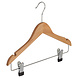 Knijperhanger - Kinderen - 7308BA - 40 Stuks - Lotushout - Naturel Gelakt - Verschuifbare Anti-slip knijpers - 32 cm - Rokhanger - Broekhanger - Pantalonhanger - Kinderhanger Knijperhanger - Kinderen - 7308BA - 40 Stuks - Lotushout - Naturel Gelakt - Verschuifbare Anti-slip knijpers - 32 cm - Rokhanger - Broekhanger - Pantalonhanger - Kinderhanger