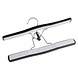 Broekklem - Volwassenen - 7627BA - 10 Stuks - Lotushout - Zwart Gelakt - Vilt Inlage - 27 cm - Rokhanger - Broekhanger - Pantalonhanger Broekklem - Volwassenen - 7627BA - 10 Stuks - Lotushout - Zwart Gelakt - Vilt Inlage - 27 cm - Rokhanger - Broekhanger - Pantalonhanger