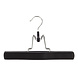 Broekklem - Volwassenen - 7627BA - 50 Stuks - Lotushout - Zwart Gelakt - Vilt Inlage - 27 cm - Rokhanger - Broekhanger - Pantalonhanger Broekklem - Volwassenen - 7627BA - 50 Stuks - Lotushout - Zwart Gelakt - Vilt Inlage - 27 cm - Rokhanger - Broekhanger - Pantalonhanger