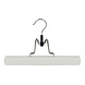Broekklem - Volwassenen - 7627BA - 40 Stuks - Lotushout - Wit Gelakt - Vilt Inlage - 27 cm - Rokhanger - Broekhanger - Pantalonhanger Broekklem - Volwassenen - 7627BA - 40 Stuks - Lotushout - Wit Gelakt - Vilt Inlage - 27 cm - Rokhanger - Broekhanger - Pantalonhanger