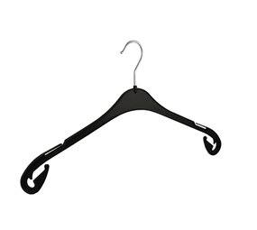 Kledinghanger - Volwassenen - T47 - 120 Stuks - Blousehanger - Shirthanger - Kunststof - Zwart - Rokinkepingen - 47 cm - Kleerhanger - T-Serie