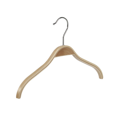 Kledinghanger - Baby - 7702 - 10 Stuks - Blousehanger - Shirthanger - Berkenhout - Naturel Gelakt - 26 cm - Kleerhanger - Babybügel Kledinghanger - Baby - 7702 - 10 Stuks - Blousehanger - Shirthanger - Berkenhout - Naturel Gelakt - 26 cm - Kleerhanger - Babybügel