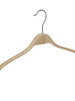 Kledinghanger - Volwassenen - 7705 - 10 Stuks - Blousehanger - Shirthanger - Berkenhout - Naturel Gelakt - 38 cm - Kleerhanger