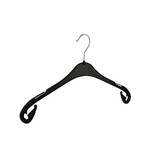 Kledinghanger - Volwassenen - T43 - 100 Stuks - Blousehanger - Shirthanger - Kunststof - Zwart - Rokinkepingen - 43 cm - Kleerhanger - T-Serie