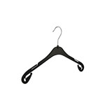 Kledinghanger - Volwassenen - T38 - 40 Stuks - Blousehanger - Shirthanger - Kunststof - Zwart - Rokinkepingen - 38 cm - Kleerhanger - T-Serie