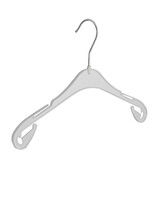 Kledinghanger - Kinderen - T33 - 40 Stuks - Blousehanger - Shirthanger - Kunststof - Wit - Rokinkepingen - 33 cm - Kleerhanger - Kinderhanger - T-Serie