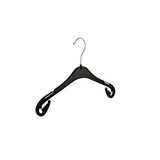 Kledinghanger - Kinderen - T33 - 40 Stuks - Blousehanger - Shirthanger - Kunststof - Zwart - Rokinkepingen - 33 cm - Kleerhanger - Kinderhanger - T-Serie
