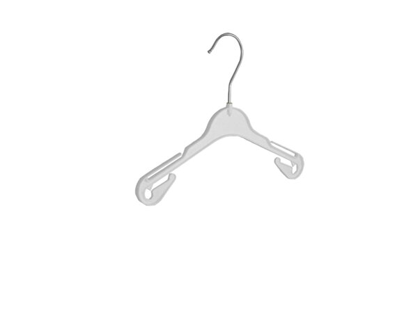 Kledinghanger - Baby - T26 - 100 Stuks - Blousehanger - Shirthanger - Kunststof - Wit - Rokinkepingen - 26 cm - Kleerhanger - Babybügel - T-Serie