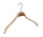 Mantelhanger - Kostuumhanger - Jassenhanger - Volwassenen - 7751 - 10 Stuks - Berkenhout - Naturel Gelakt - Schouderverbreding 1,8 cm - 46 cm - Kledinghanger - Kleerhanger