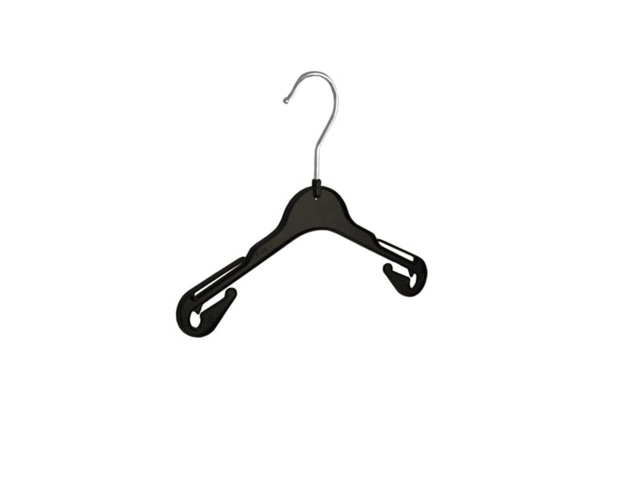 Kledinghanger - Baby - T26 - 120 Stuks - Blousehanger - Shirthanger - Kunststof - Zwart - Rokinkepingen - 26 cm - Kleerhanger - Babybügel - T-Serie