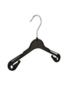 Kledinghanger - Baby - T26 - 100 Stuks - Blousehanger - Shirthanger - Kunststof - Zwart - Rokinkepingen - 26 cm - Kleerhanger - Babyhanger - T-Serie