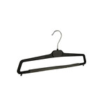 Broekhanger - Volwassenen - PP38 - 10 Stuks - Kunststof - Zwart - Anti-slip Schuim - Broeklat - 40 cm - Pantalonhanger - Kledinghanger - Kleerhanger - PP-Serie