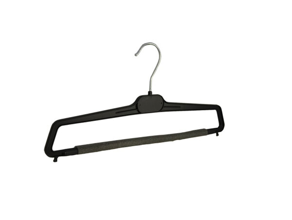 Broekhanger - Volwassenen - PP38 - 10 Stuks - Kunststof - Zwart - Anti-slip Schuim - Broeklat - 40 cm - Pantalonhanger - Kledinghanger - Kleerhanger - PP-Serie Broekhanger - Volwassenen - PP38 - 10 Stuks - Kunststof - Zwart - Anti-slip Schuim - Broeklat - 40 cm - Pantalonhanger - Kledinghanger - Kleerhanger - PP-Serie
