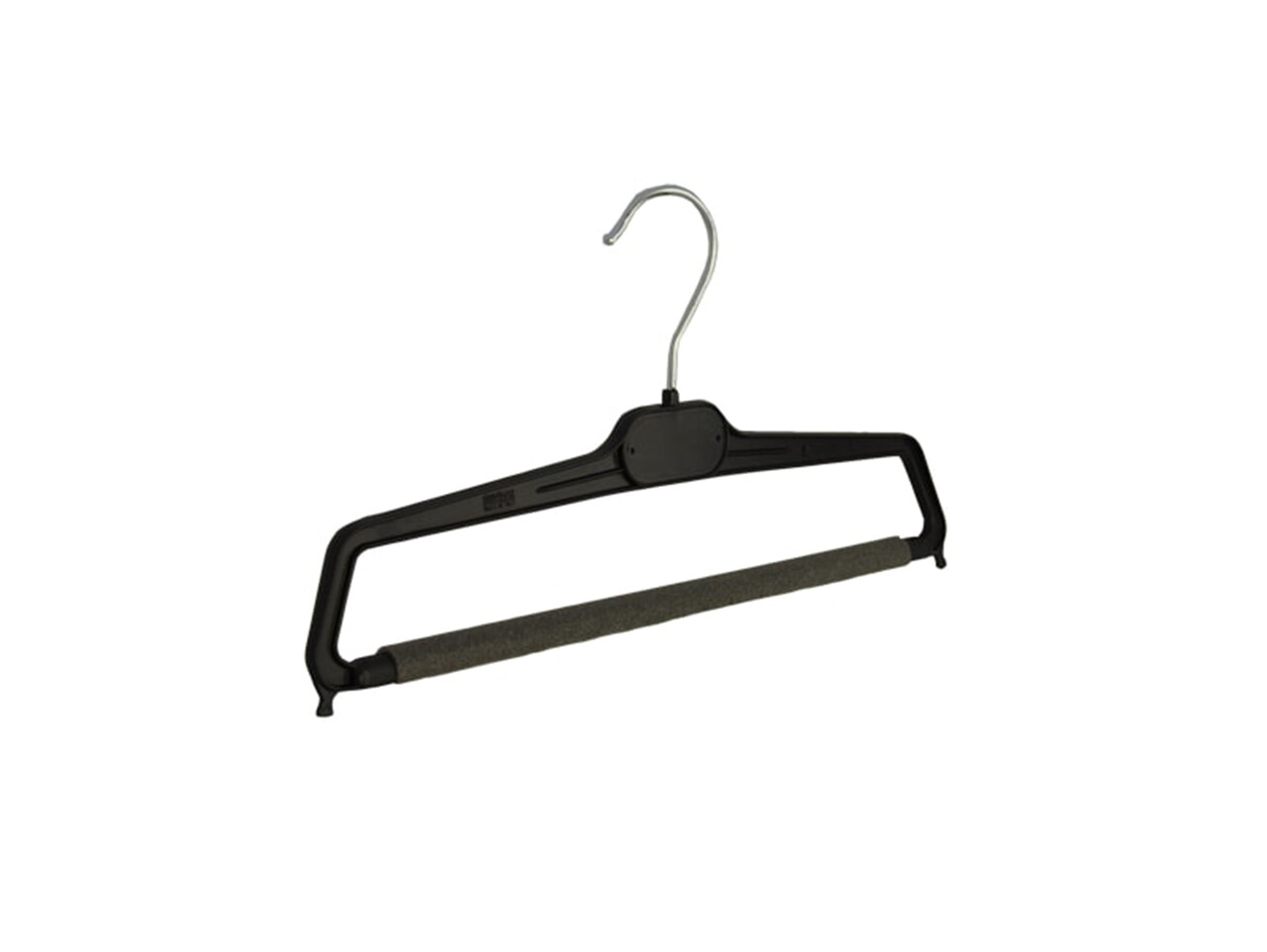 Broekhanger - Volwassenen - PP34 - 50 Stuks - Kunststof - Zwart - Anti-slip Schuim - Broeklat - 36 cm - Pantalonhanger - Kledinghanger - Kleerhanger - PP-Serie