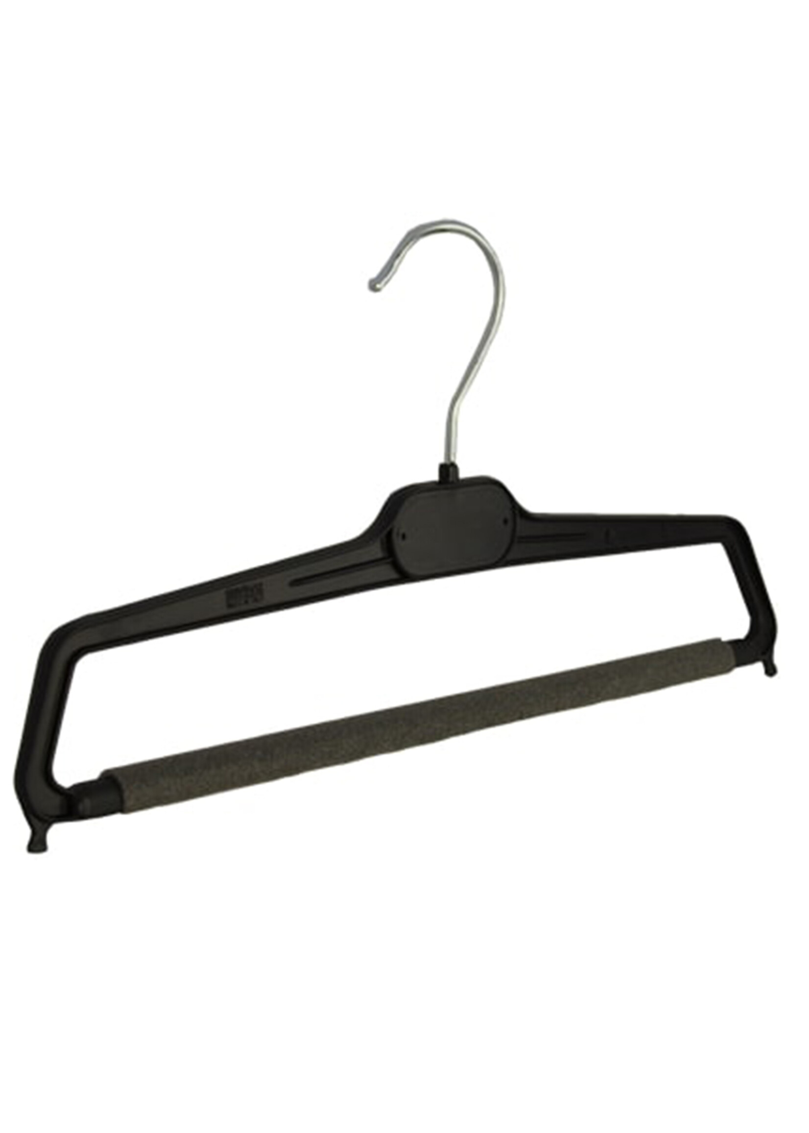 Broekhanger - Volwassenen - PP34 - 40 Stuks - Kunststof - Zwart - Anti-slip Schuim - Broeklat - 36 cm - Pantalonhanger - Kledinghanger - Kleerhanger - PP-Serie