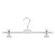 Knijperhanger - Volwassenen - PGP40 - 10 Stuks - Kunststof - Wit - Verschuifbare Anti-slip knijpers - 40 cm - Rokhanger - Broekhanger - Pantalonhanger - PGP-Serie Knijperhanger - Volwassenen - PGP40 - 10 Stuks - Kunststof - Wit - Verschuifbare Anti-slip knijpers - 40 cm - Rokhanger - Broekhanger - Pantalonhanger - PGP-Serie