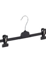 Knijperhanger - Volwassenen - PGP40 - 50 Stuks - Kunststof - Zwart - Verschuifbare Anti-slip knijpers - 40 cm - Rokhanger - Broekhanger - Pantalonhanger - PGP-Serie