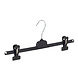 Knijperhanger - Volwassenen - PGP40 - 10 Stuks - Kunststof - Zwart - Verschuifbare Anti-slip knijpers - 40 cm - Rokhanger - Broekhanger - Pantalonhanger - PGP-Serie Knijperhanger - Volwassenen - PGP40 - 10 Stuks - Kunststof - Zwart - Verschuifbare Anti-slip knijpers - 40 cm - Rokhanger - Broekhanger - Pantalonhanger - PGP-Serie