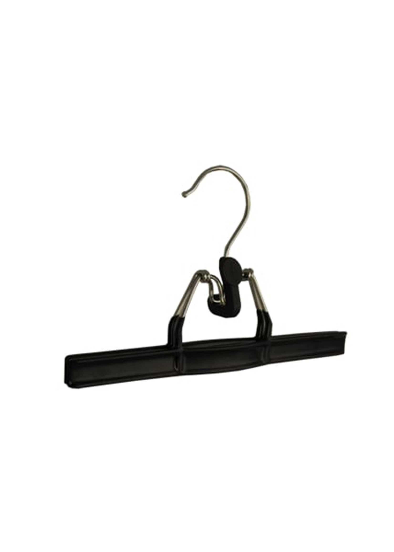 Broekklem - Volwassenen - 7804 - 10 Stuks - metaal - Zwart - 26 cm - Rokhanger - Broekhanger - Pantalonhanger - metaalhanger