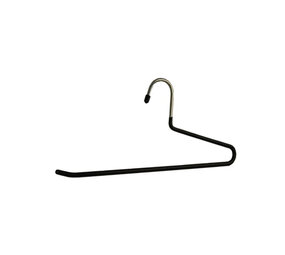 Broekhanger - Volwassenen - 7961 - 40 Stuks - metaal - Zwart - Anti-slip Coating - 37 cm - Pantalonhanger - metaalhanger
