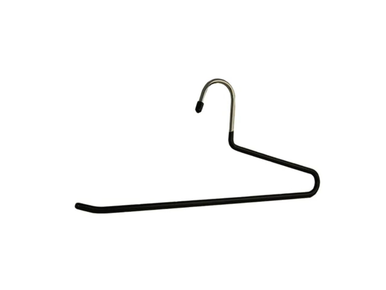 Broekhanger - Volwassenen - 7961 - 50 Stuks - metaal - Zwart - Anti-slip Coating - 37 cm - Pantalonhanger - metaalhanger