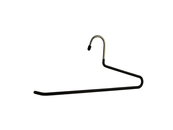 Broekhanger - Volwassenen - 7961 - 50 Stuks - metaal - Zwart - Anti-slip Coating - 37 cm - Pantalonhanger - metaalhanger