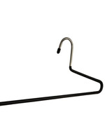 Broekhanger - Volwassenen - 7970 - 20 Stuks - metaal - Zwart - Anti-slip Coating - 42 cm - Pantalonhanger - metaalhanger