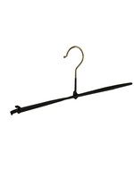 Broekspeld - Kinderen - 7980 - 40 Stuks - metaal - Zwart - Anti-slip Coating - 34 cm - Broekhanger - Pantalonhanger - Rokhanger - Kinderhanger