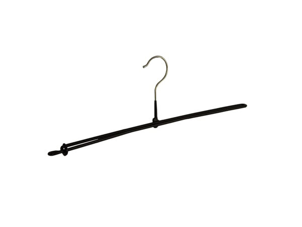 Broekspeld - Volwassenen - 7981 - 30 Stuks - metaal - Zwart - Anti-slip Coating - 42 cm - Broekhanger - Pantalonhanger - Rokhanger