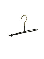 Broekspeld - Baby - 7982 - 20 Stuks - metaal - Zwart - Anti-slip Coating - 26 cm - Broekhanger - Pantalonhanger - Rokhanger - Babyhanger