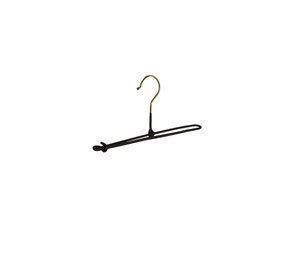Broekspeld - Baby - 7982 - 30 Stuks - metaal - Zwart - Anti-slip Coating - 26 cm - Broekhanger - Pantalonhanger - Rokhanger - Babyhanger