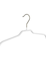 Kledinghanger - Baby - 8308 - 40 Stuks - Blousehanger - Shirthanger - metaal - Wit - Anti-slip Coating - 28 cm - Kleerhanger - Babyhanger