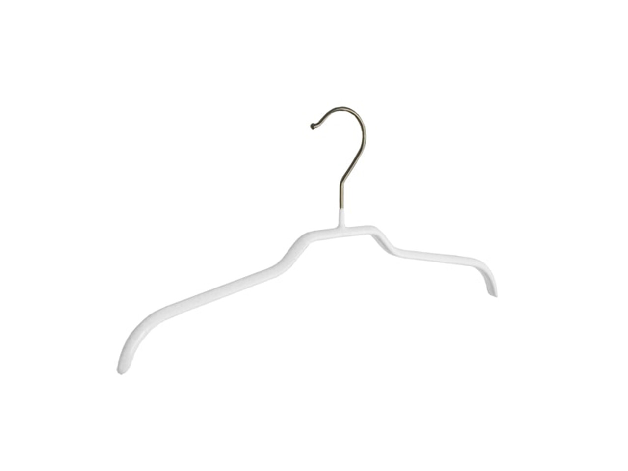 Kledinghanger - Kinderen - 8309 - 30 Stuks - Blousehanger - Shirthanger - metaal - Wit - Anti-slip Coating - 35 cm - Kleerhanger Kledinghanger - Kinderen - 8309 - 30 Stuks - Blousehanger - Shirthanger - metaal - Wit - Anti-slip Coating - 35 cm - Kleerhanger