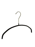 Kledinghanger - Kinderen - 8316 - 20 Stuks - Blousehanger - Shirthanger - metaal - Zwart - Anti-slip Coating - 36 cm - Kleerhanger