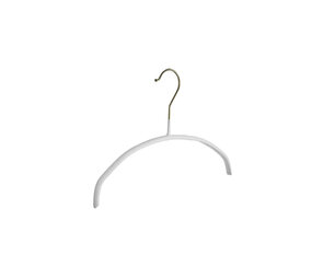 Kledinghanger - Kinderen - 8316 - 50 Stuks - Blousehanger - Shirthanger - metaal - Wit - Anti-slip Coating - 36 cm - Kleerhanger Kledinghanger - Kinderen - 8316 - 50 Stuks - Blousehanger - Shirthanger - metaal - Wit - Anti-slip Coating - 36 cm - Kleerhanger